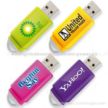 Promotional Classic USB Flash Drives, USB3.0/2.0, Full Capacity, Can Pass H2 Test